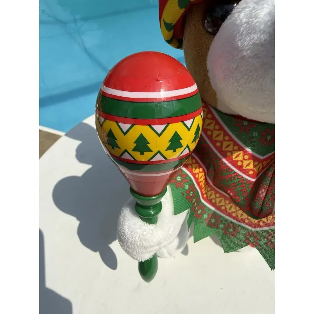 Play Right Animated CHRISTMAS Mariachi Plush Puppy Dog 12